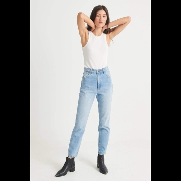 ROLLA'S High Rise Relaxed Dusters Mid Wash Size 29 - Picture 3 of 15